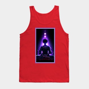 Anime Hero Power Meditation | Quality Anime Artwork | Anime Power Energy Meditation |  Manga Anime Art Tank Top